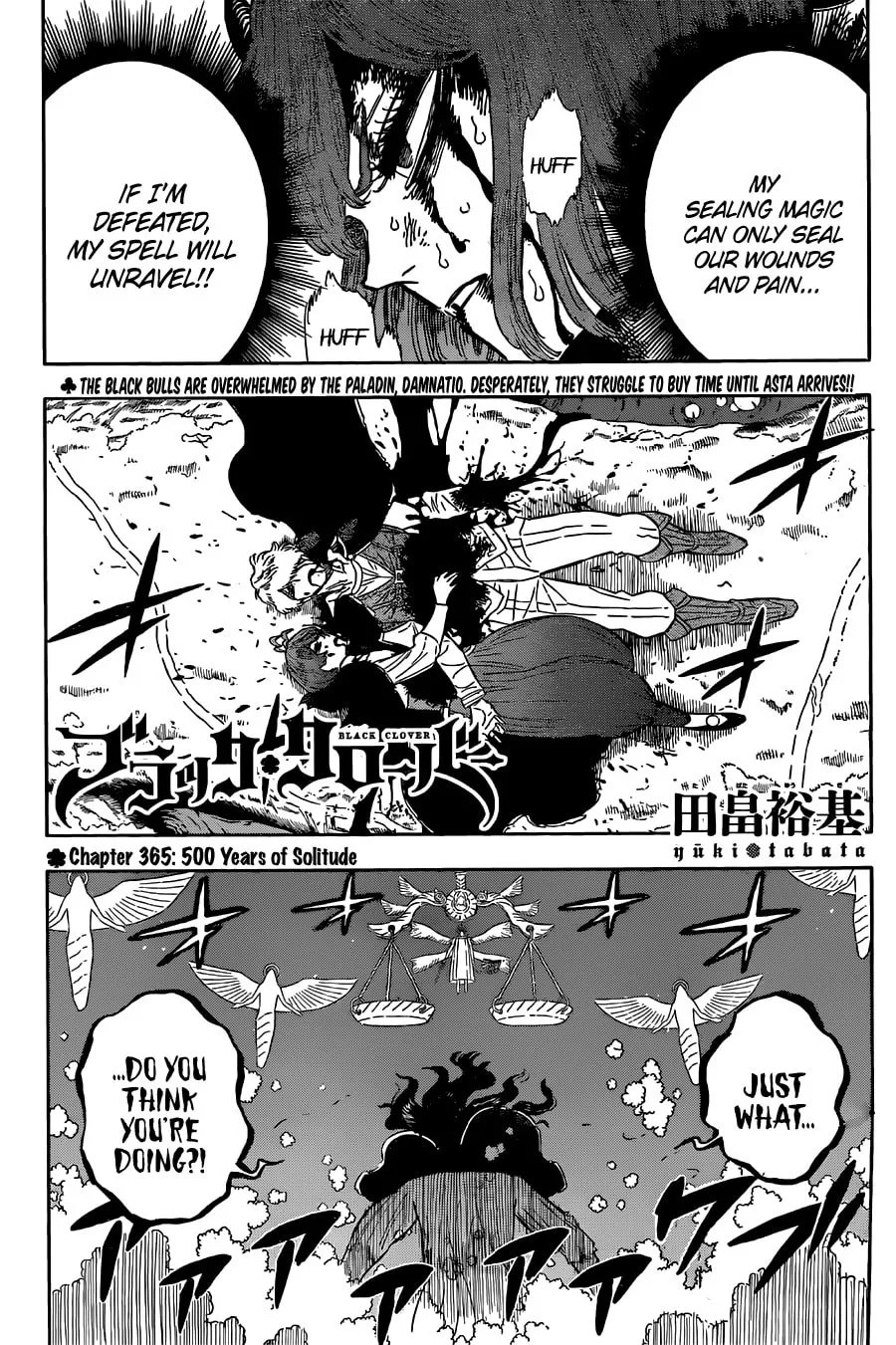 Black Clover Chapter 365 page 1 - 
