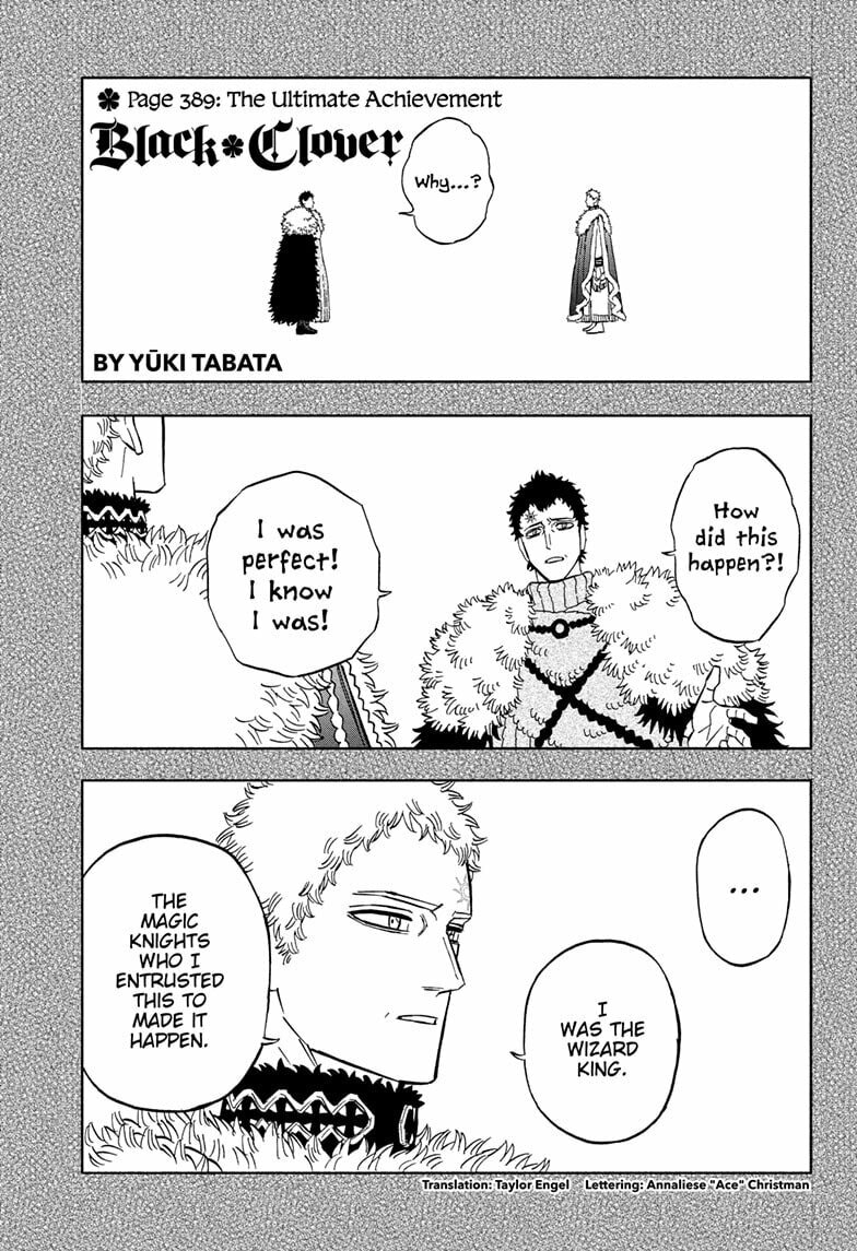 Black Clover Chapter 389 page 1 - 