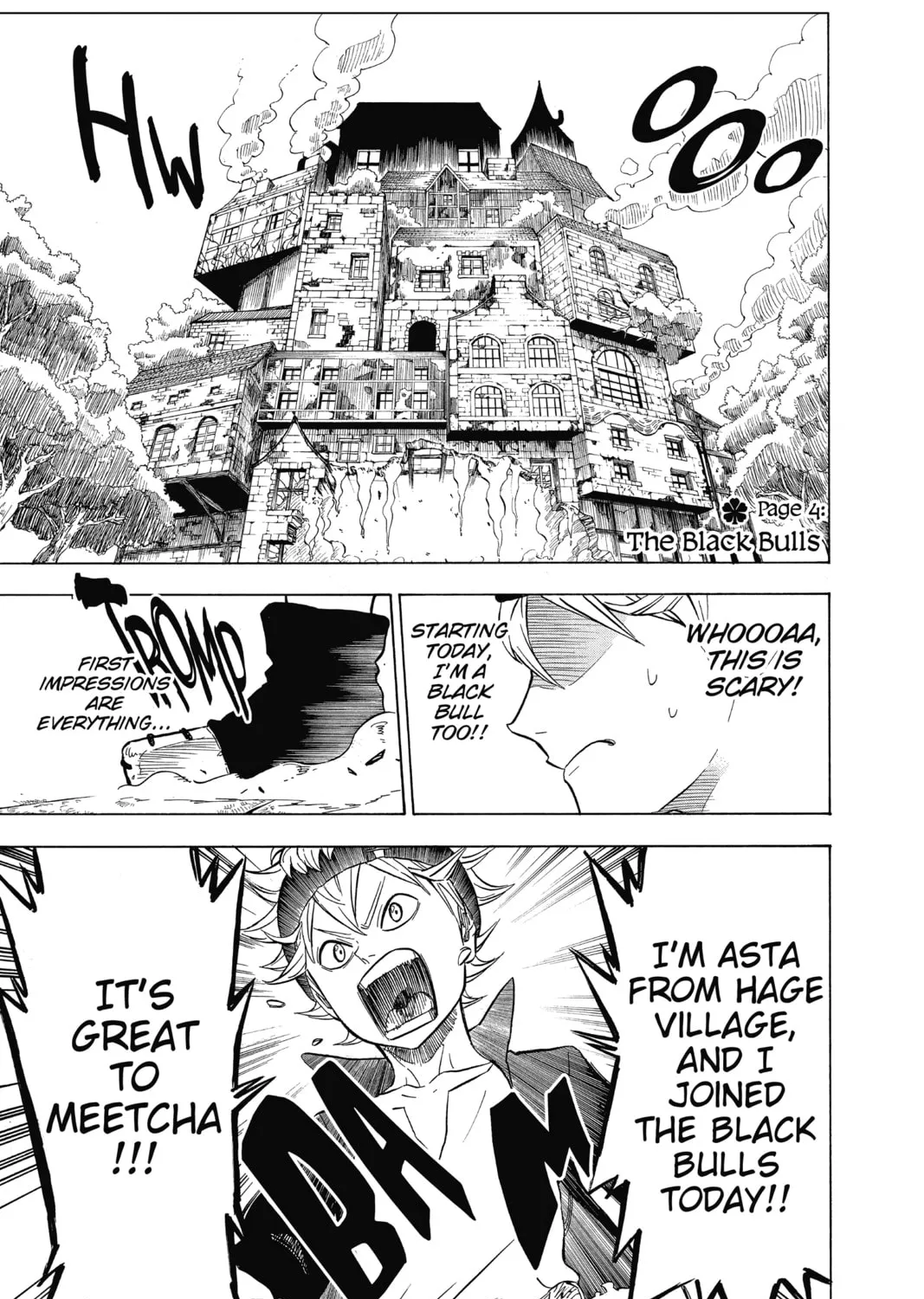 Black Clover Chapter 4 page 1 - 