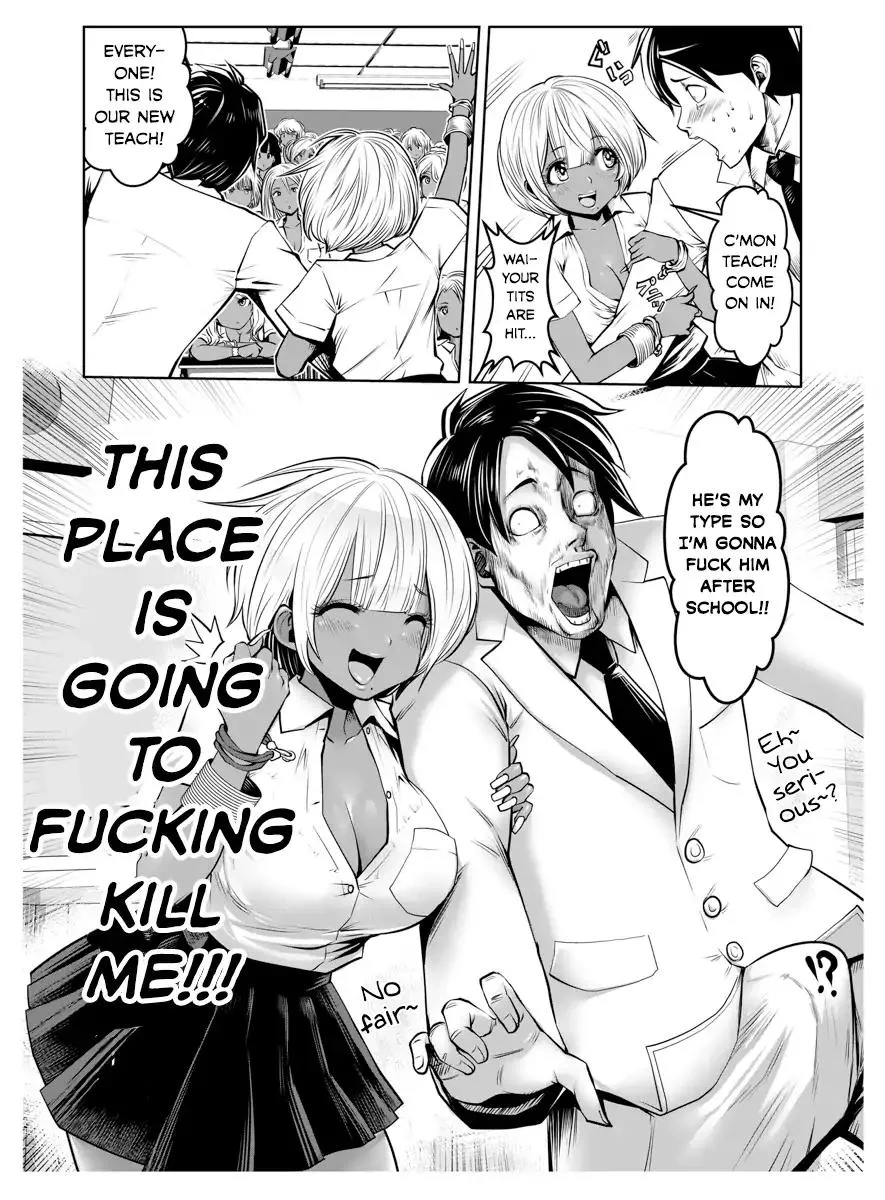 Black Gakkou ni Tsutomete Shimatta Sensei Chapter 1 page 4 - 