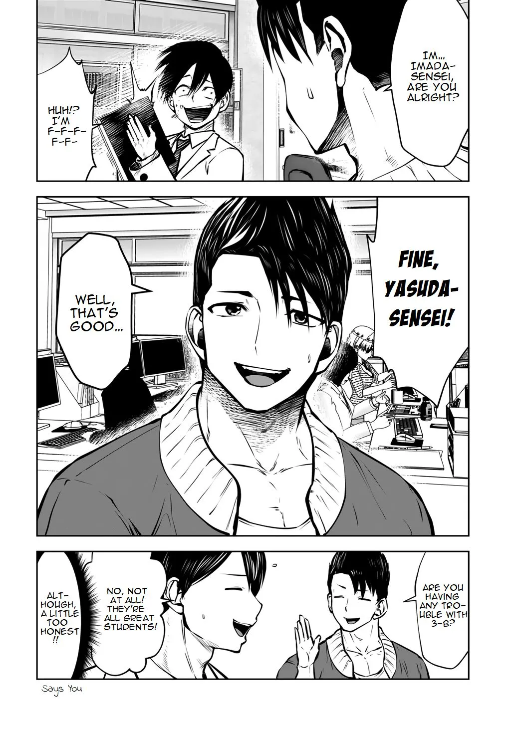 Black Gakkou ni Tsutomete Shimatta Sensei Chapter 18.1 page 6 - 