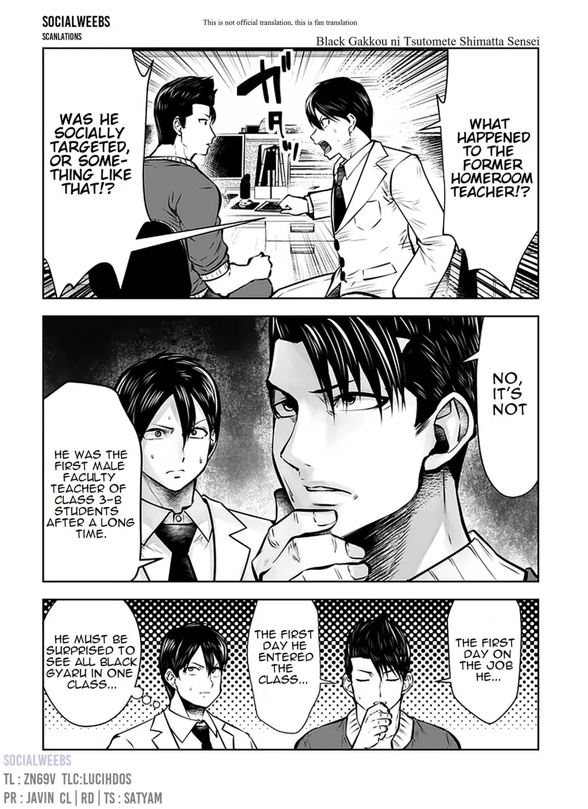 Black Gakkou ni Tsutomete Shimatta Sensei Chapter 18.2 page 1 - 