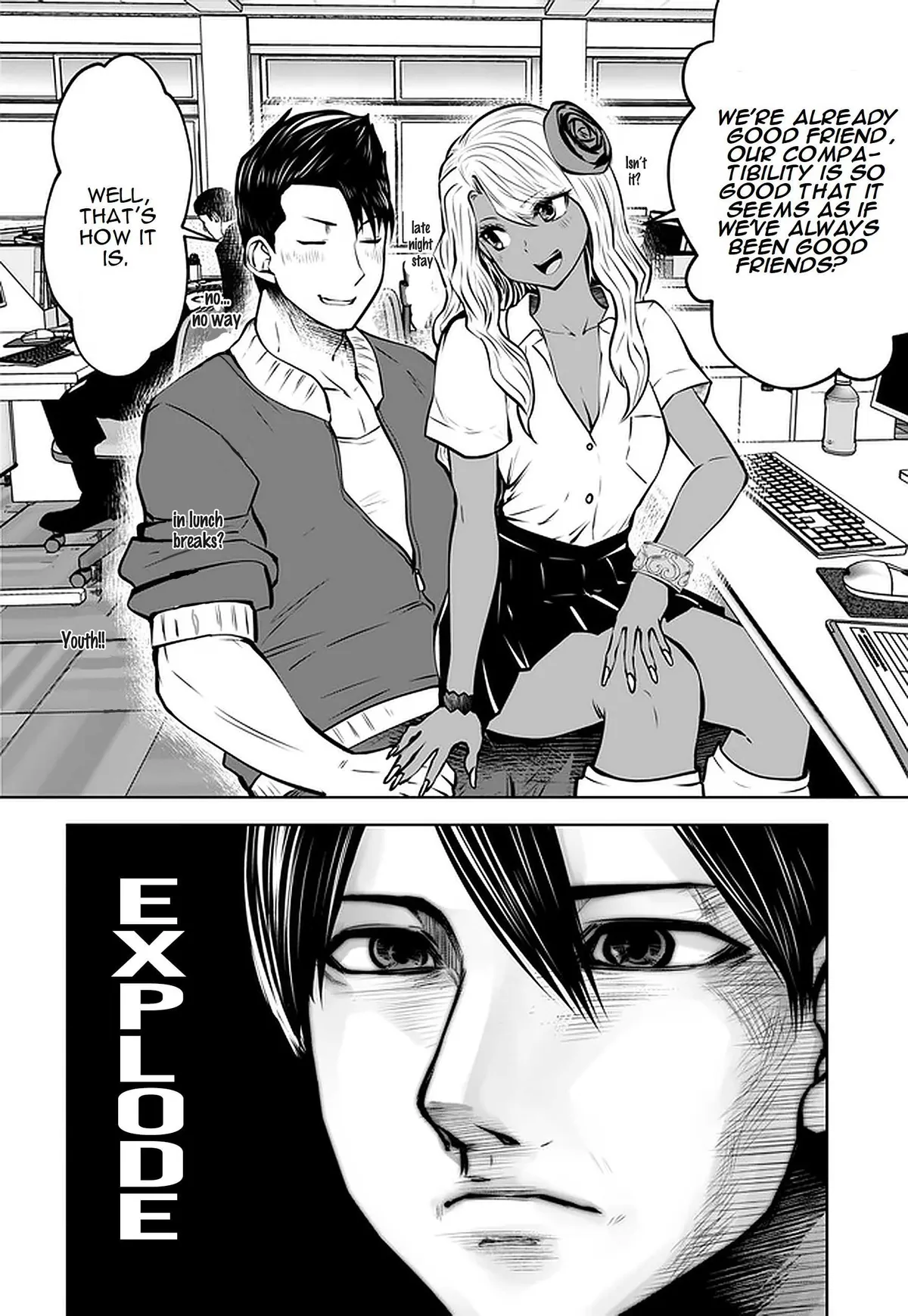 Black Gakkou ni Tsutomete Shimatta Sensei Chapter 18.3 page 4 - 
