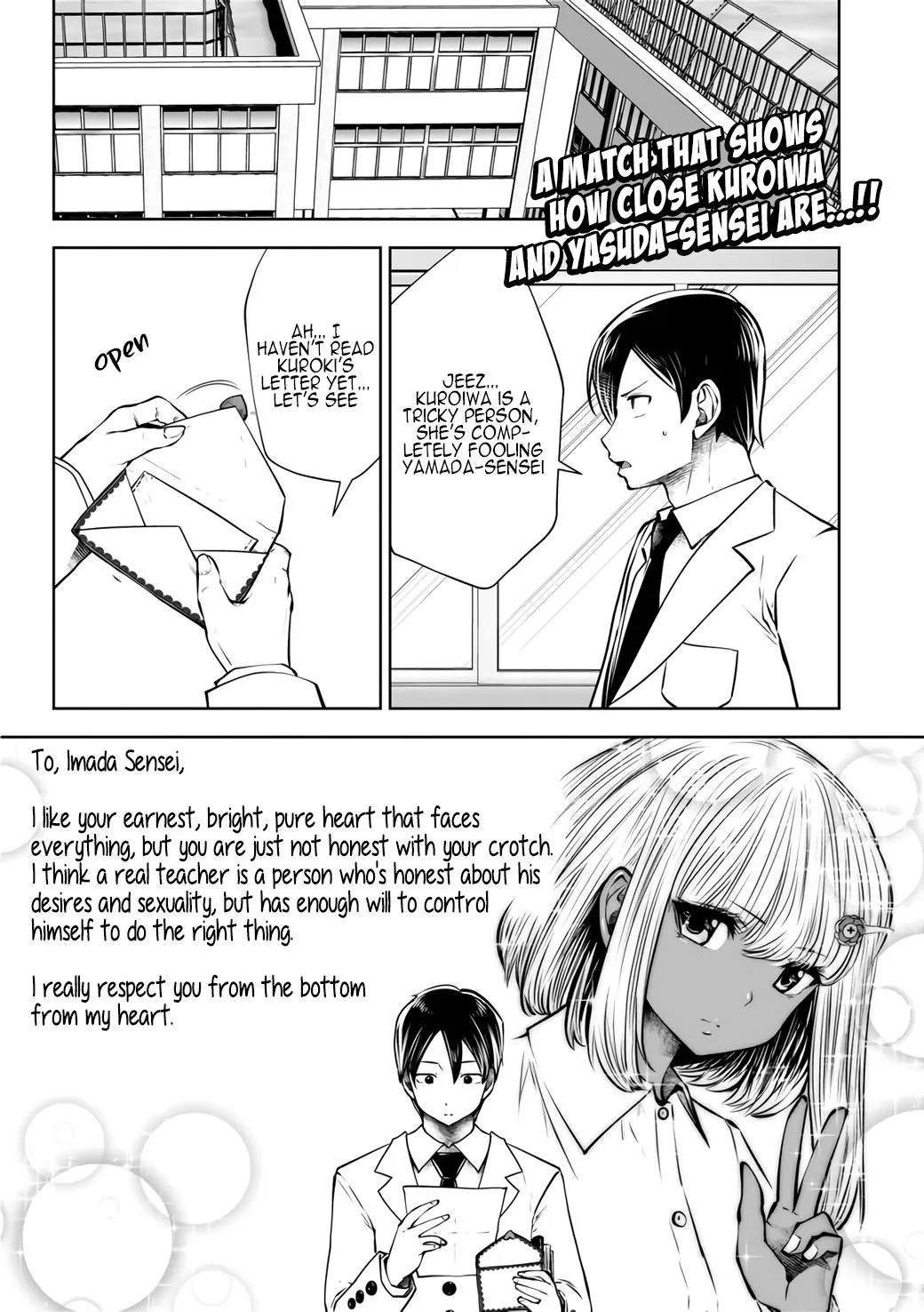Black Gakkou ni Tsutomete Shimatta Sensei Chapter 19.1 page 1 - 