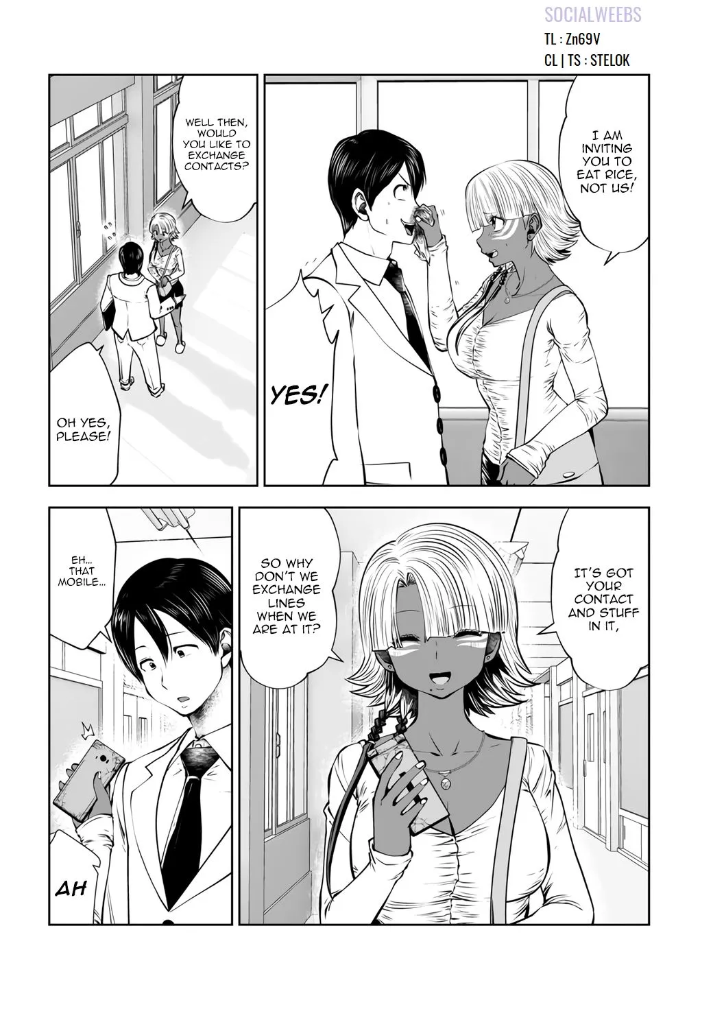 Black Gakkou ni Tsutomete Shimatta Sensei Chapter 19.3 page 1 - 