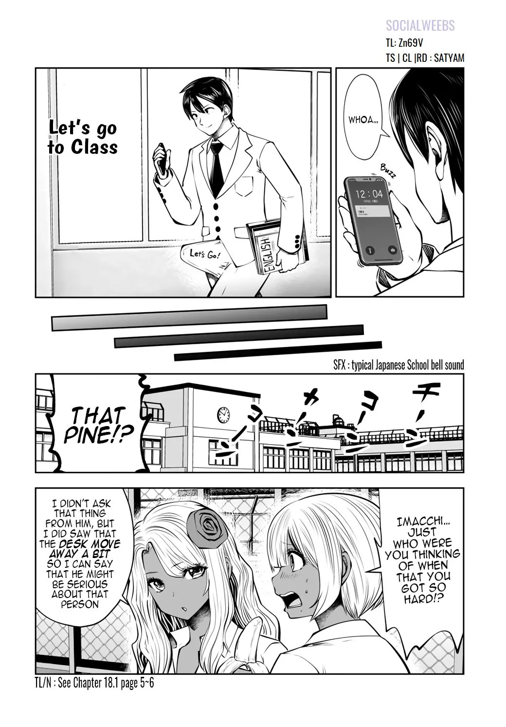 Black Gakkou ni Tsutomete Shimatta Sensei Chapter 19.4 page 1 - 