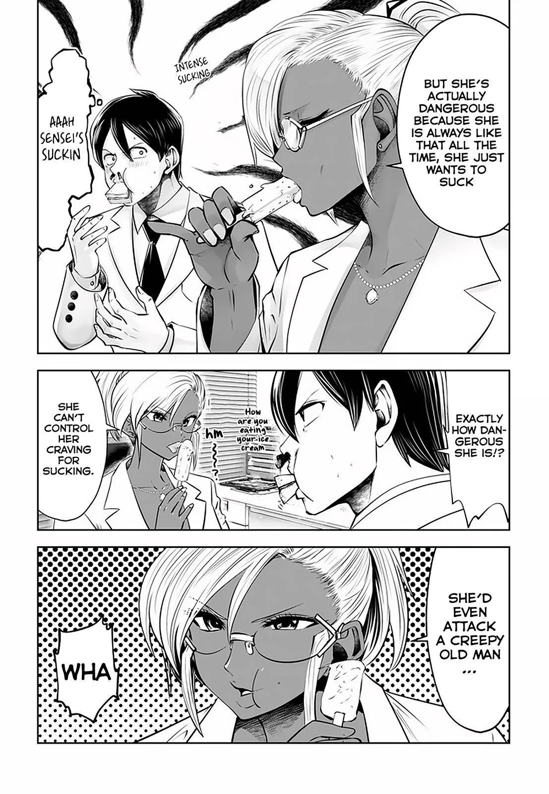 Black Gakkou ni Tsutomete Shimatta Sensei Chapter 21.3 page 6 - 