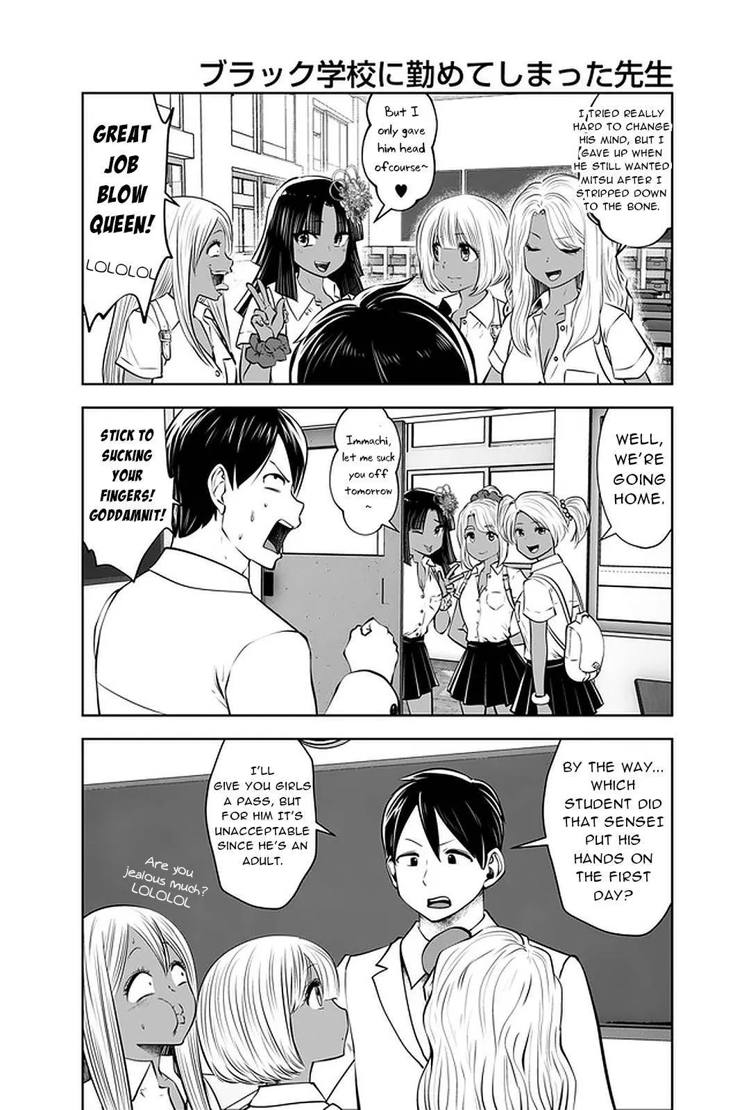Black Gakkou ni Tsutomete Shimatta Sensei Chapter 24 page 14 - 