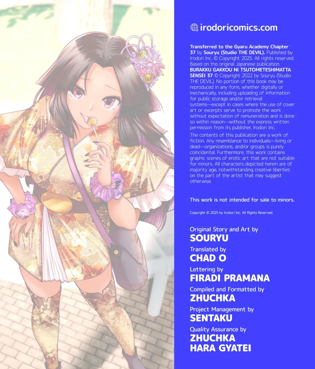 Black Gakkou ni Tsutomete Shimatta Sensei Chapter 37 page 55 - 