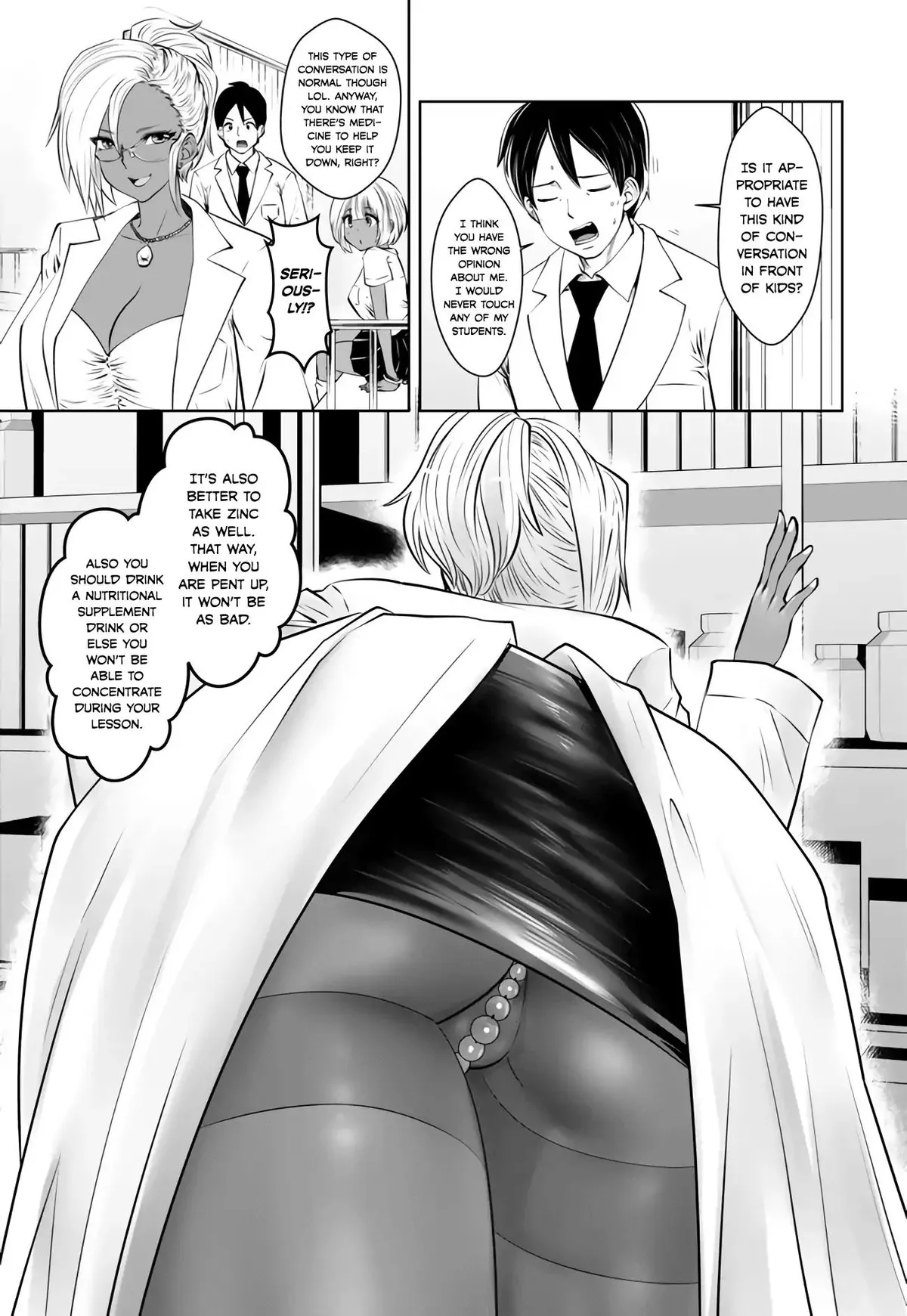 Black Gakkou ni Tsutomete Shimatta Sensei Chapter 4 page 17 - 
