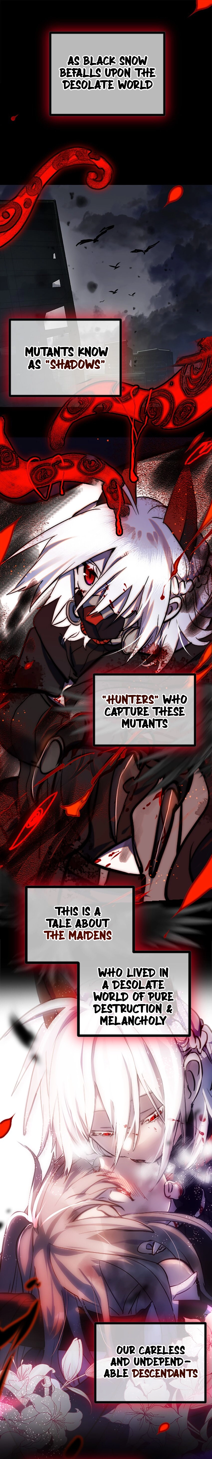 Black Snow. White Moon. Eternal Blossom. Chapter 0 page 1 - 