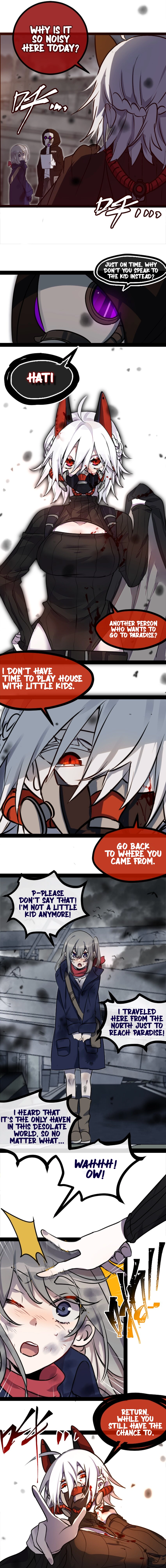 Black Snow. White Moon. Eternal Blossom. Chapter 1 page 4 - 
