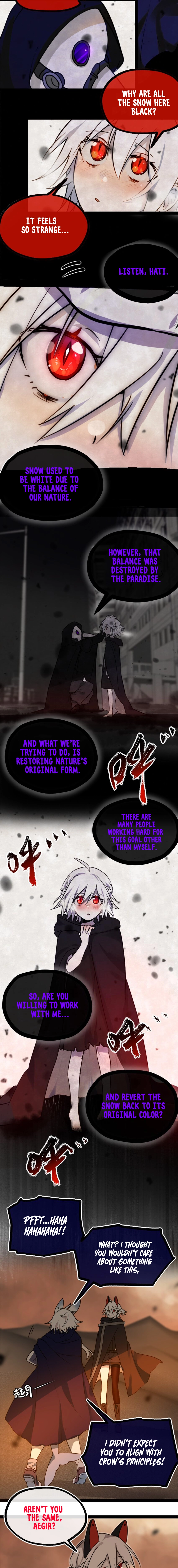 Black Snow. White Moon. Eternal Blossom. Chapter 3 page 5 - 