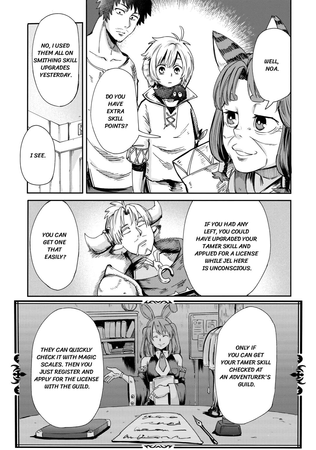 Blacksmith Apprentice at Level 596 Chapter 1 page 33 - 