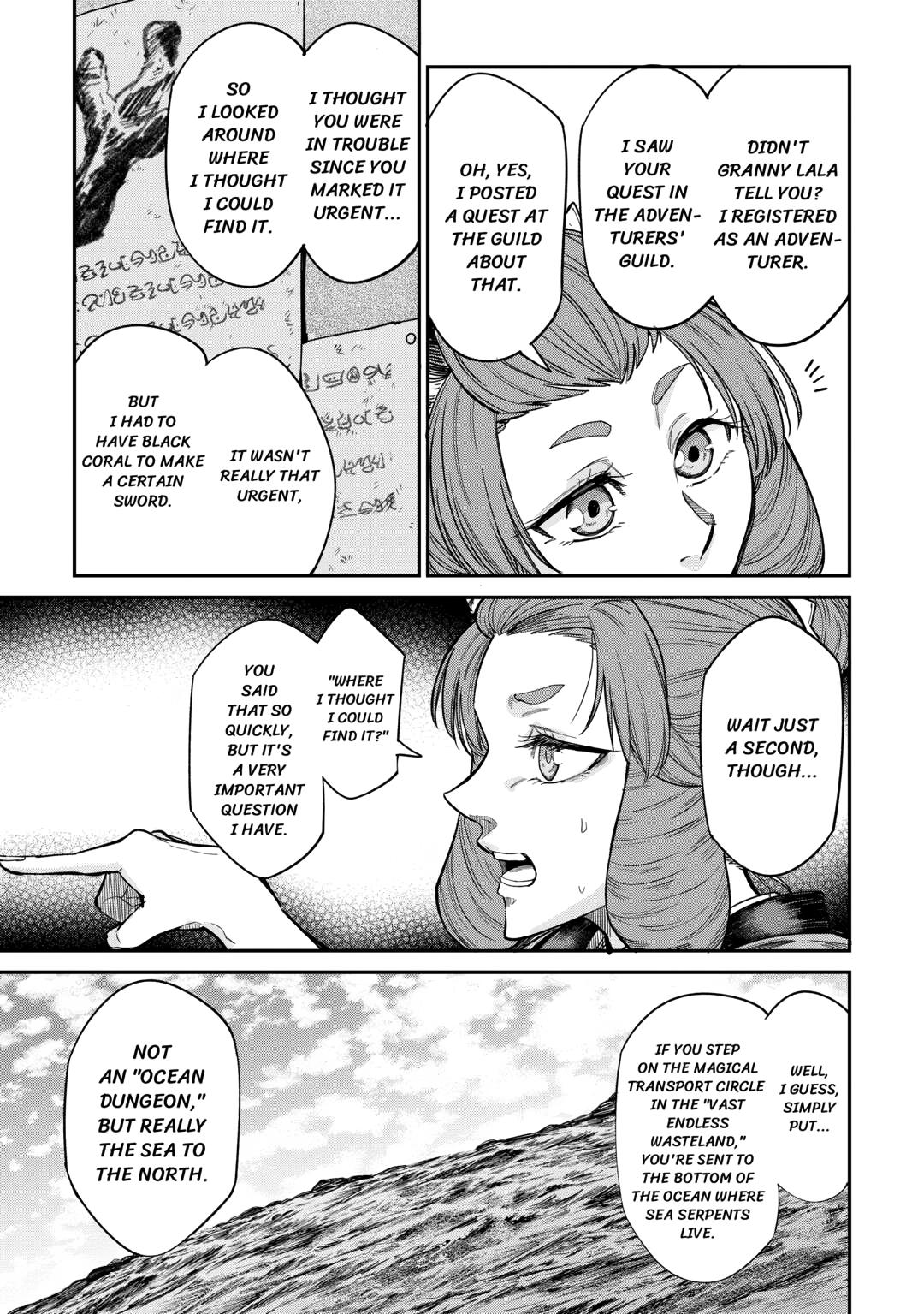 Blacksmith Apprentice at Level 596 Chapter 28 page 21 - 
