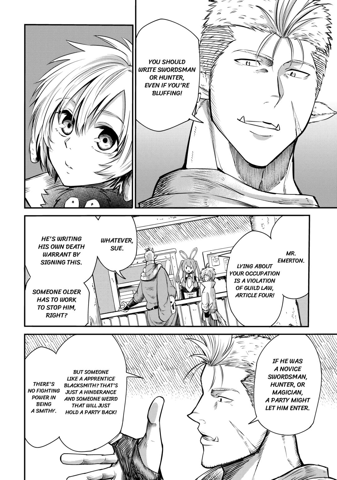 Blacksmith Apprentice at Level 596 Chapter 4 page 18 - 