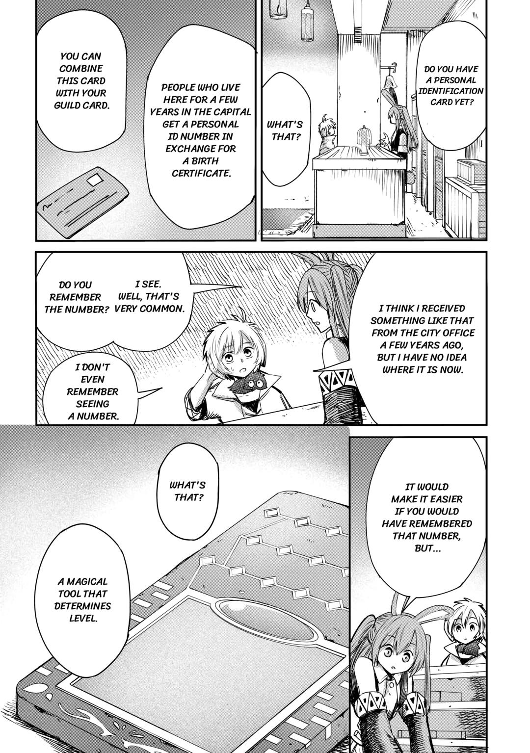 Blacksmith Apprentice at Level 596 Chapter 4 page 21 - 
