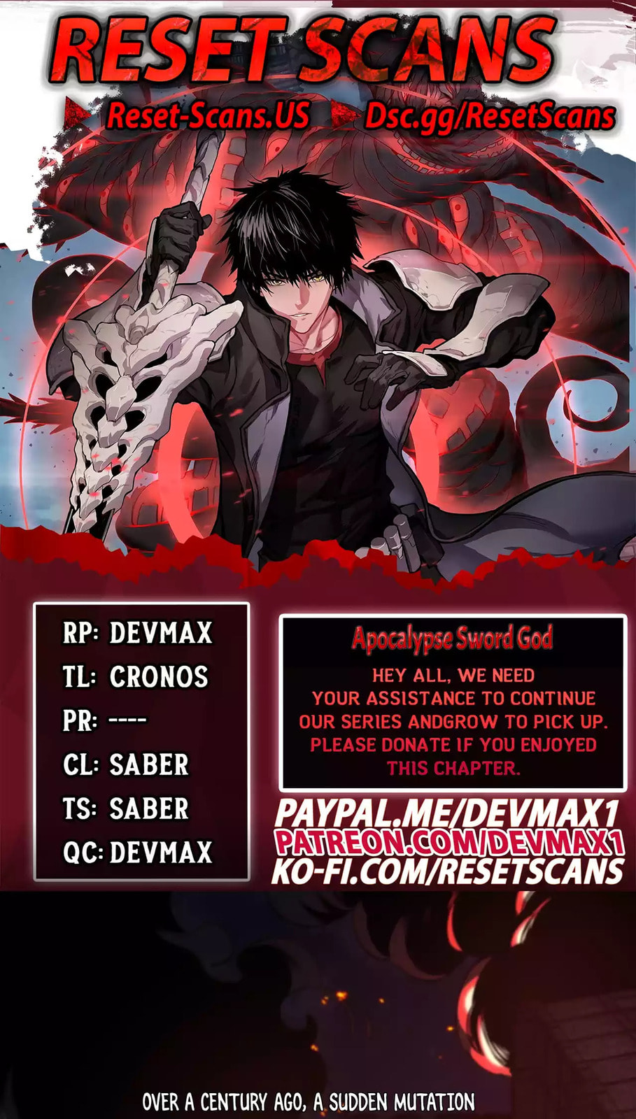 Blade Deity: I Stun the Post-Apoc World Chapter 1.1 page 2 - 