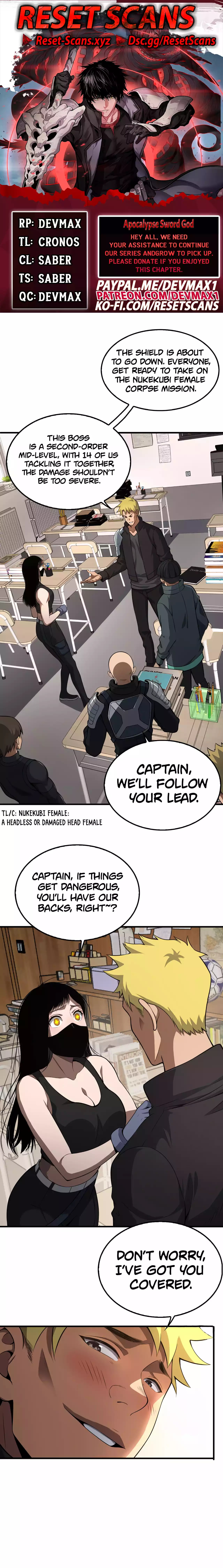 Blade Deity: I Stun the Post-Apoc World Chapter 10 page 1 - 