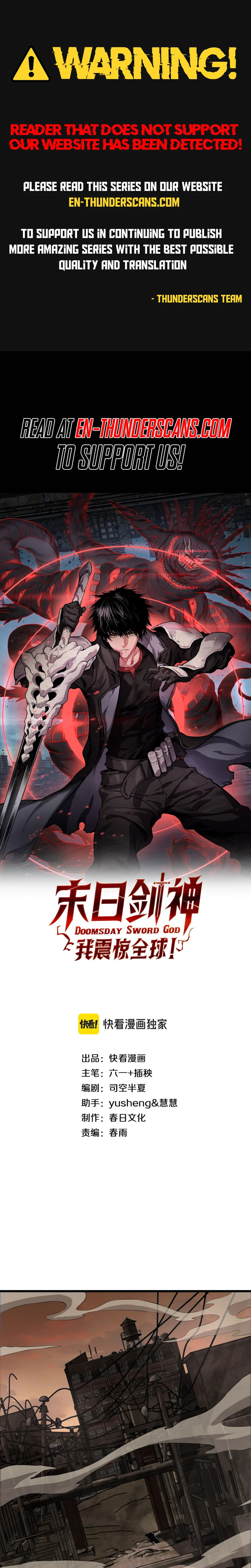 Blade Deity: I Stun the Post-Apoc World Chapter 100 page 1 - 