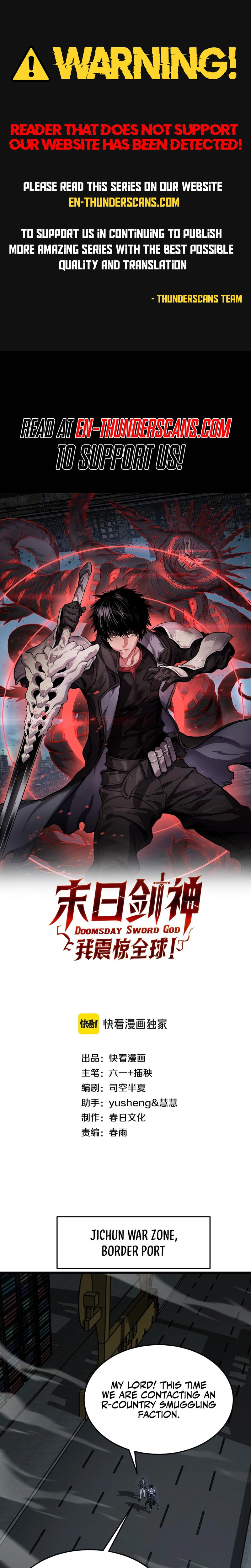 Blade Deity: I Stun the Post-Apoc World Chapter 102 page 1 - 
