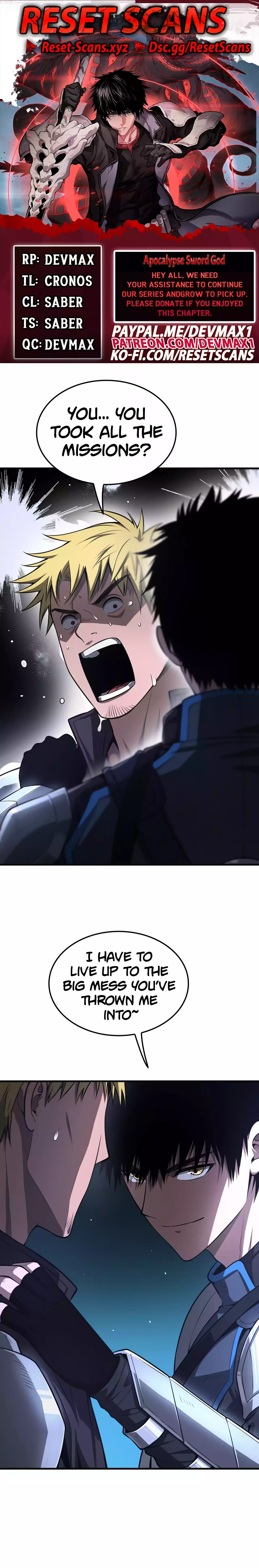 Blade Deity: I Stun the Post-Apoc World Chapter 11 page 1 - 