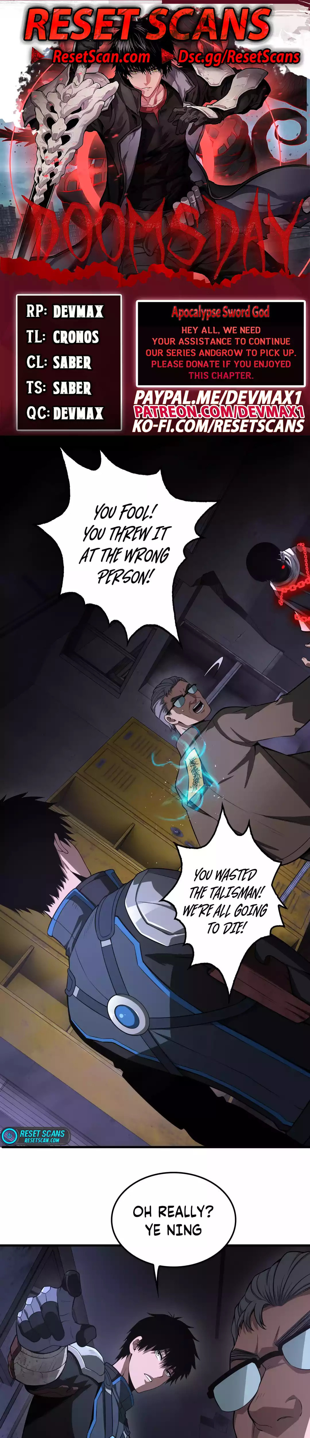 Blade Deity: I Stun the Post-Apoc World Chapter 16 page 1 - 