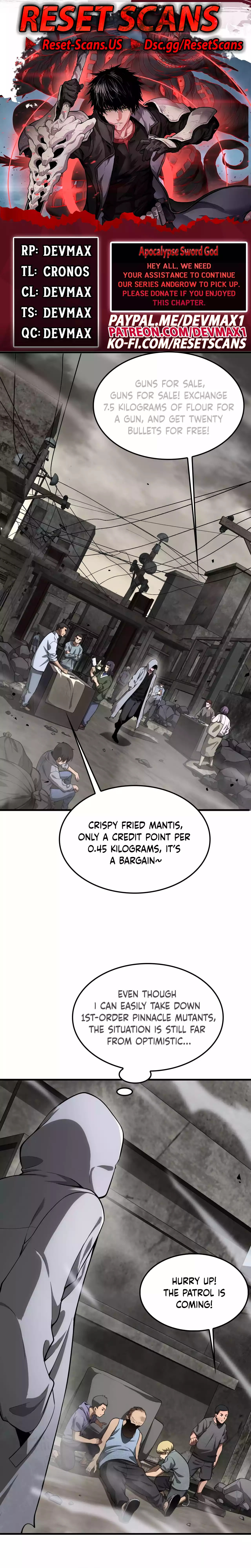 Blade Deity: I Stun the Post-Apoc World Chapter 5 page 1 - 
