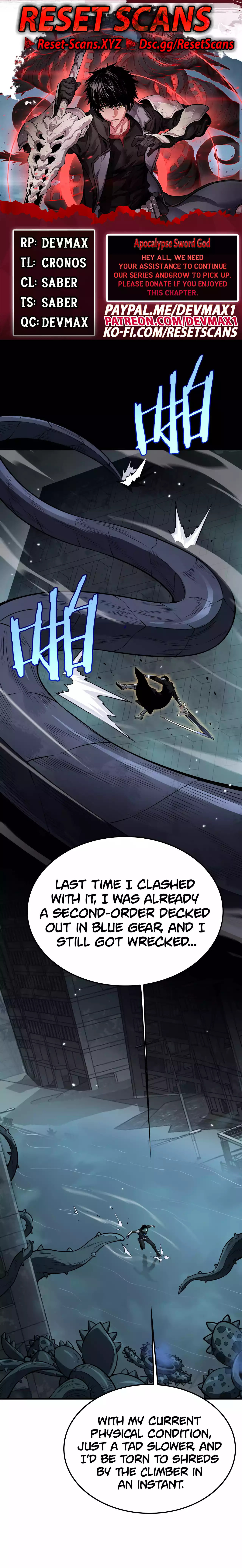 Blade Deity: I Stun the Post-Apoc World Chapter 8 page 1 - 