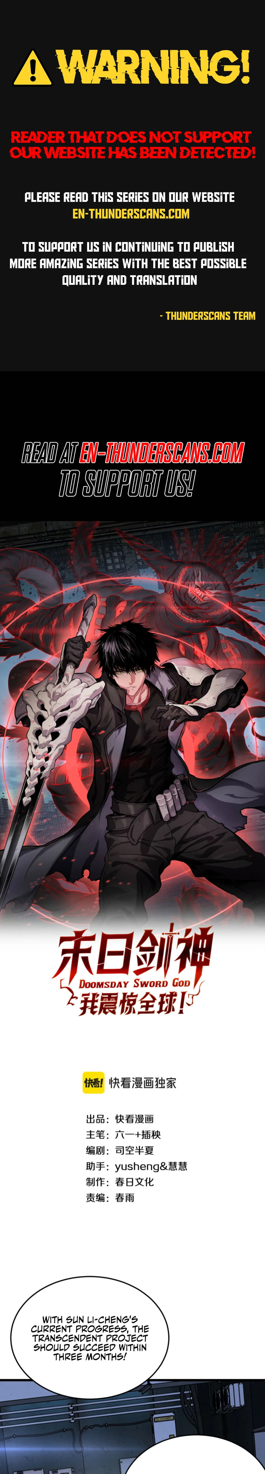 Blade Deity: I Stun the Post-Apoc World Chapter 96 page 1 - 