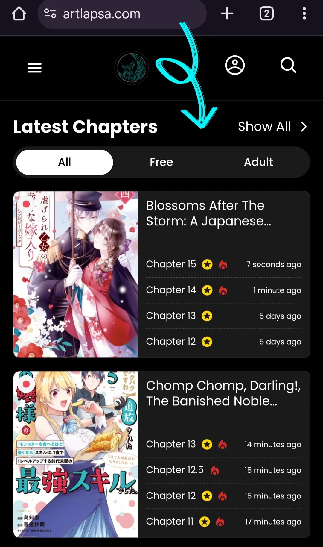 Blossoms After the Storm: A Japanese Cinderella Anthology Chapter 5 page 1 - 