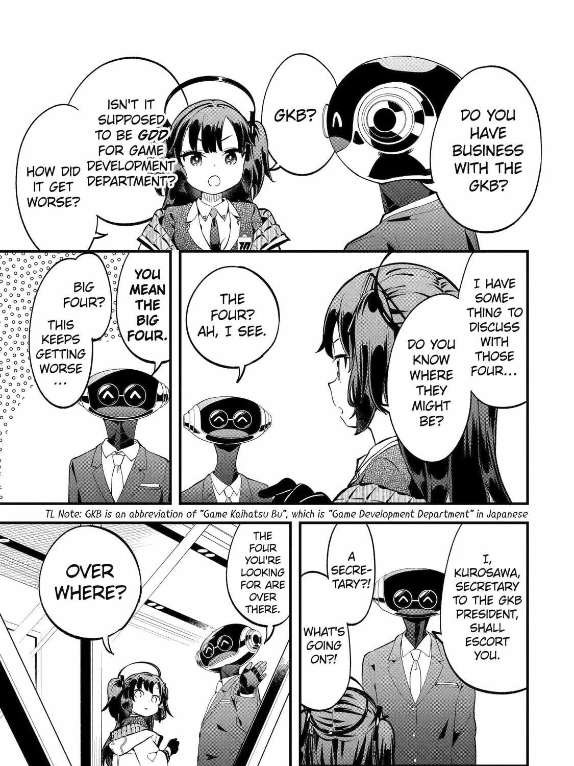 Blue Archive: The Adventure of Game Development Department Chapter 1 page 47 - 