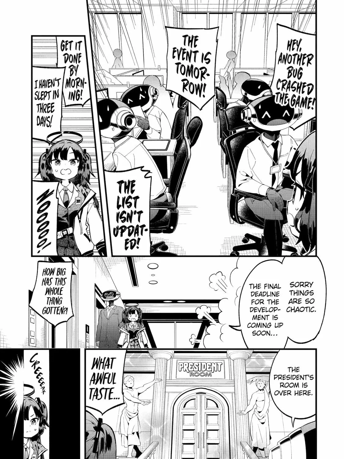 Blue Archive: The Adventure of Game Development Department Chapter 1 page 51 - 