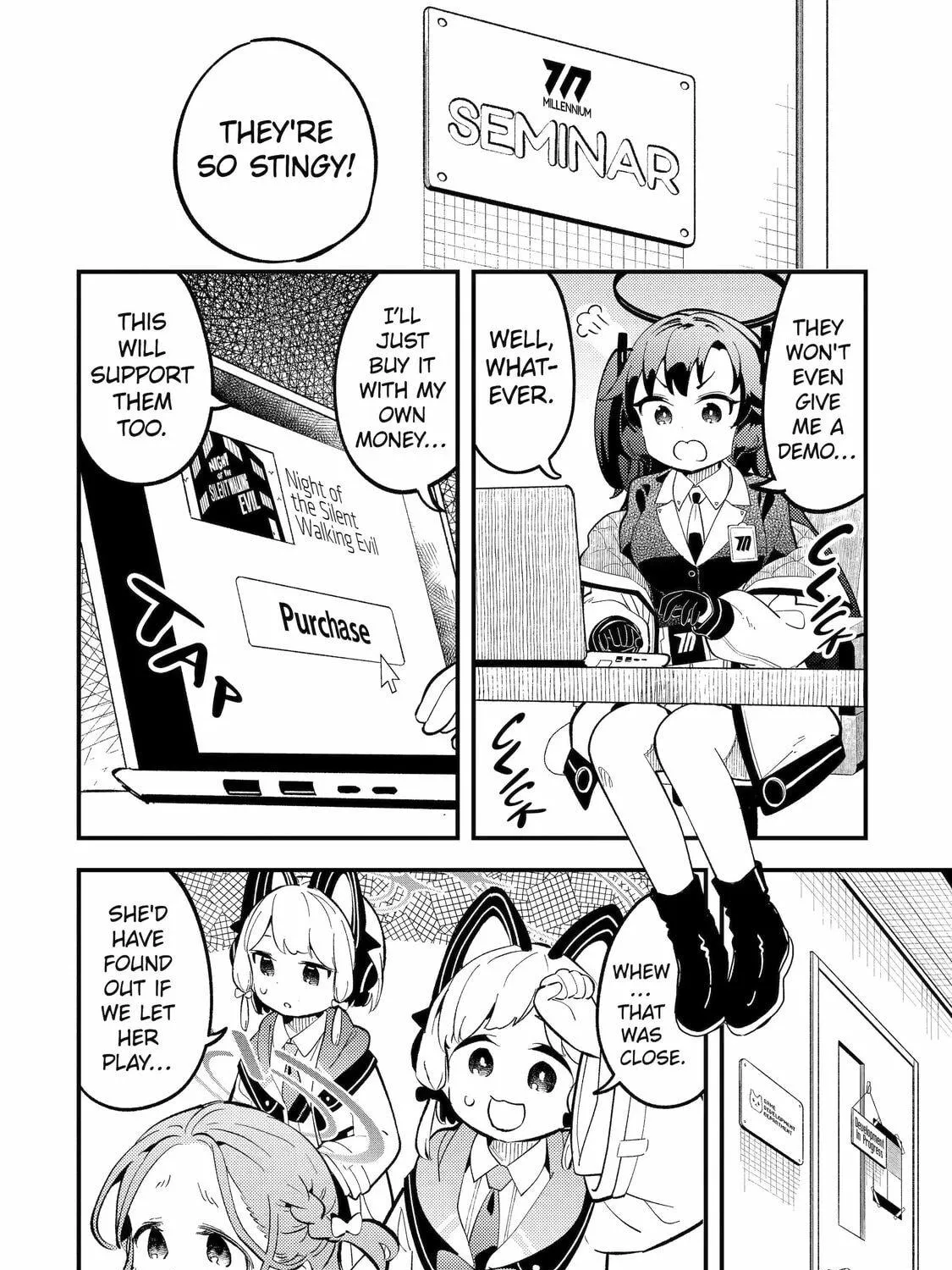 Blue Archive: The Adventure of Game Development Department Chapter 16 page 35 - 