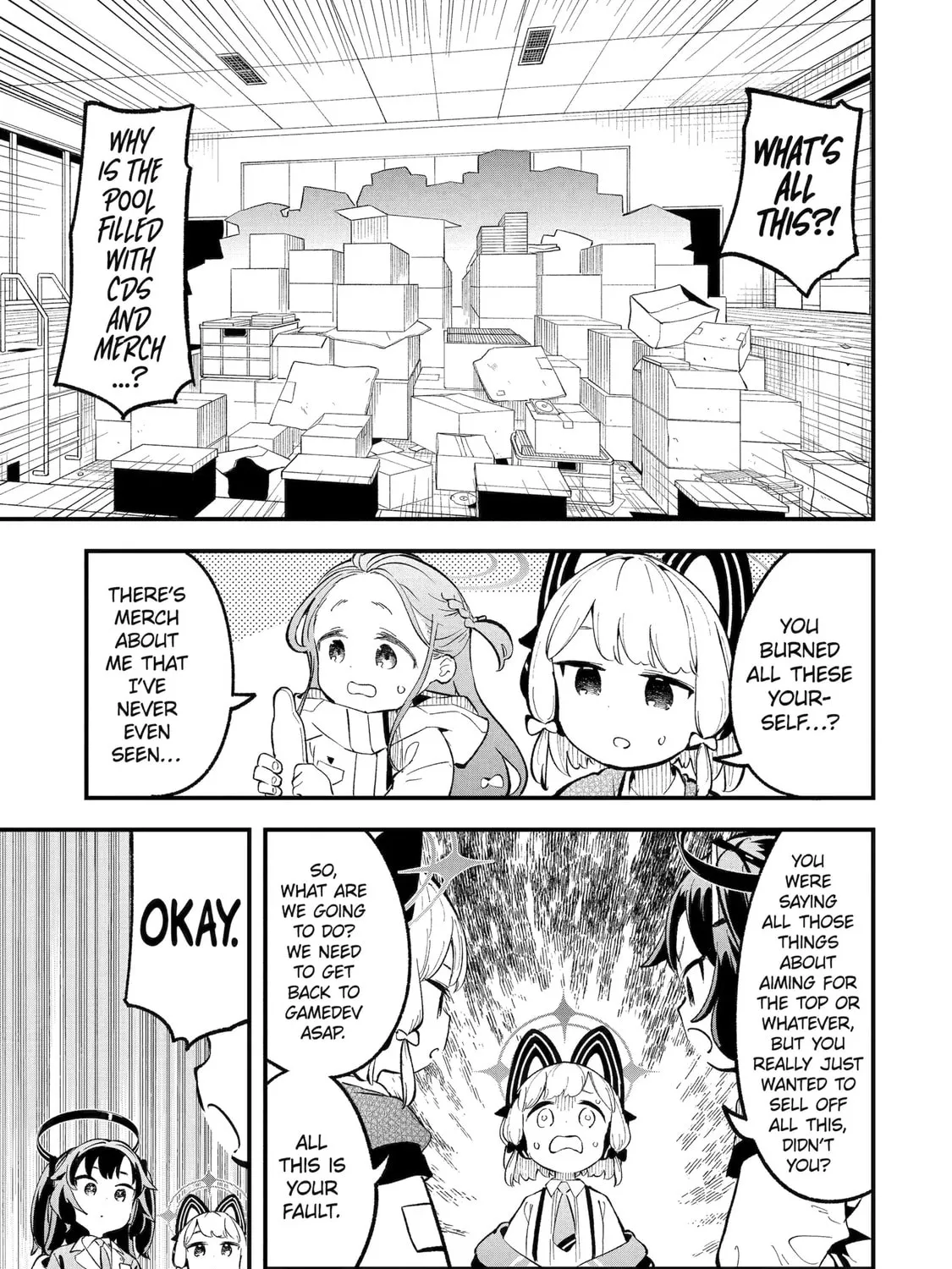 Blue Archive: The Adventure of Game Development Department Chapter 23 page 33 - 