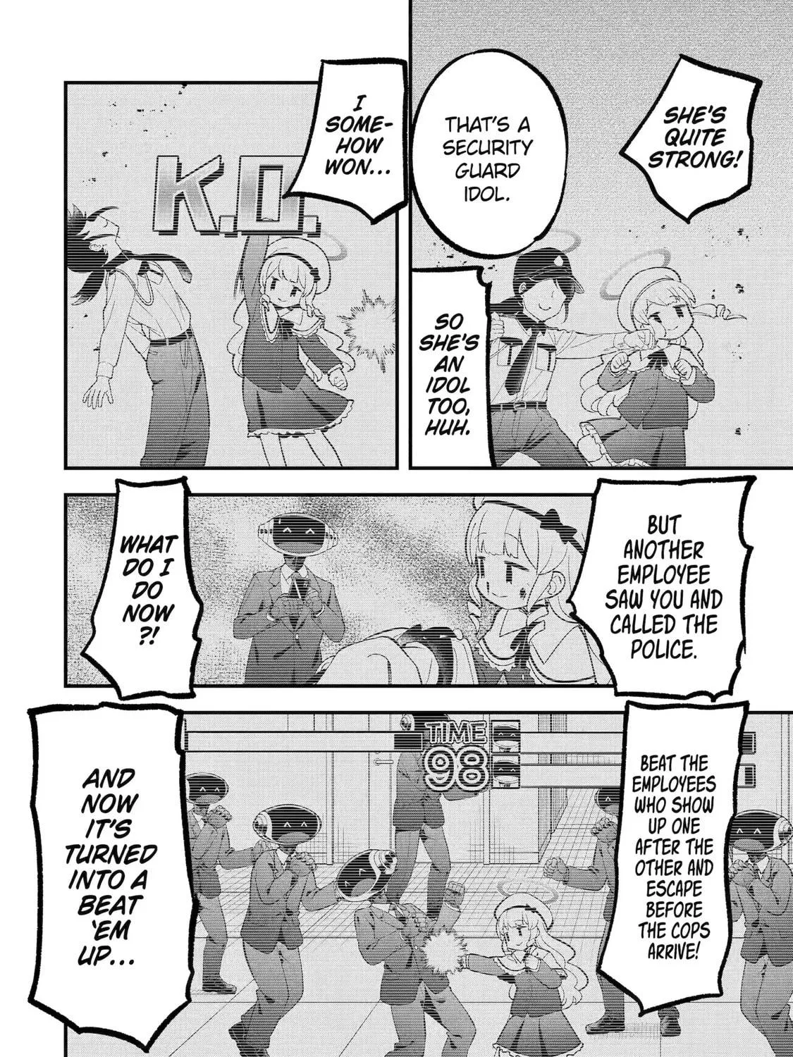Blue Archive: The Adventure of Game Development Department Chapter 24 page 19 - 