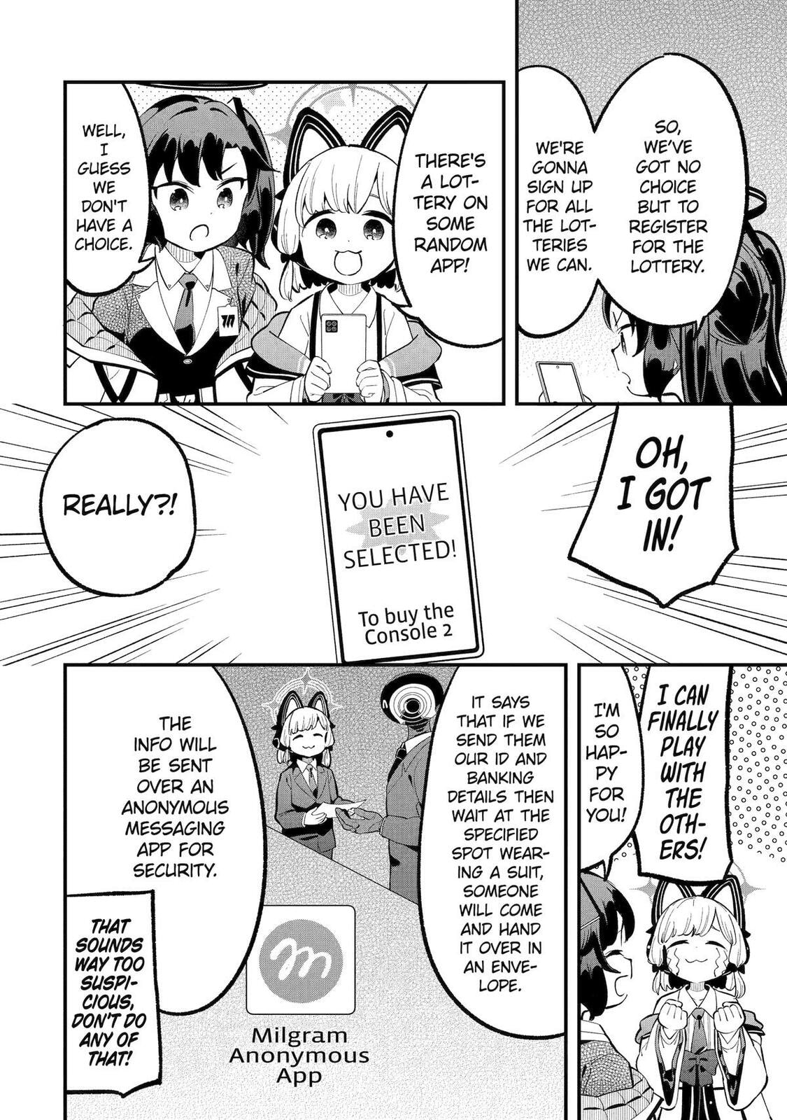 Blue Archive: The Adventure of Game Development Department Chapter 30 page 12 - 