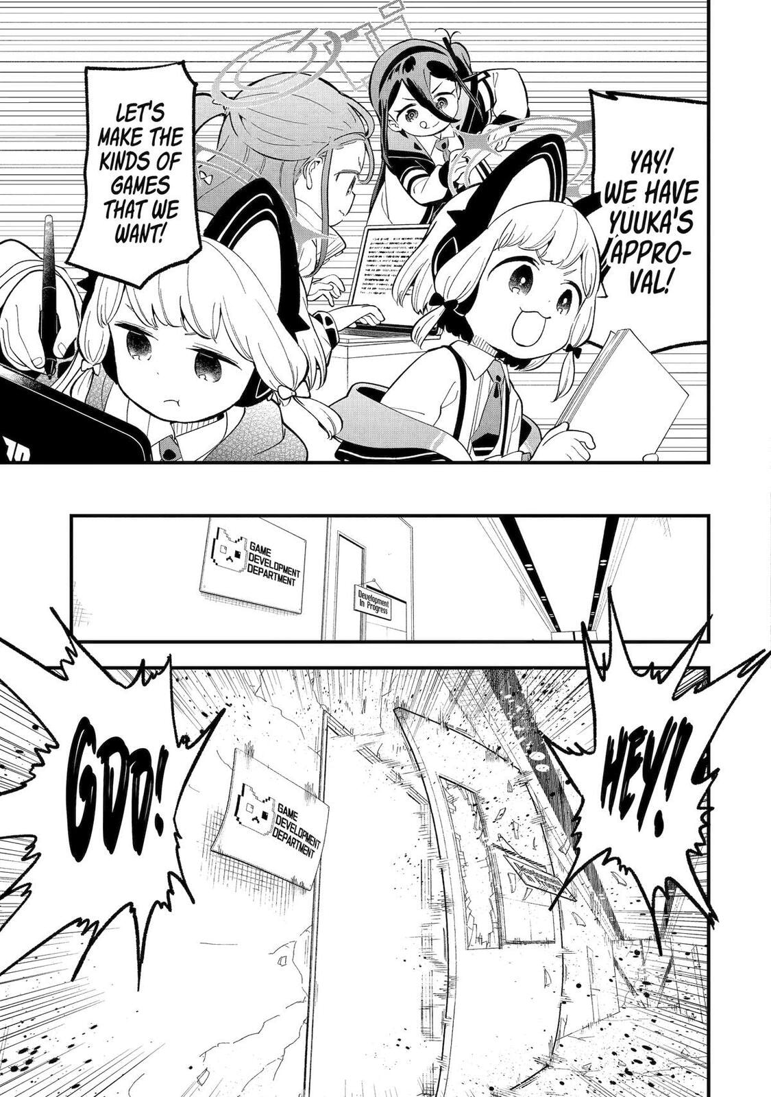 Blue Archive: The Adventure of Game Development Department Chapter 33 page 37 - 