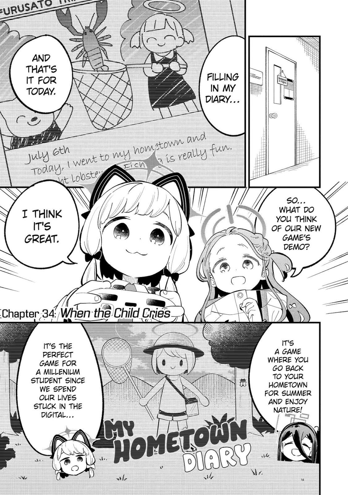Blue Archive: The Adventure of Game Development Department Chapter 34 page 1 - 