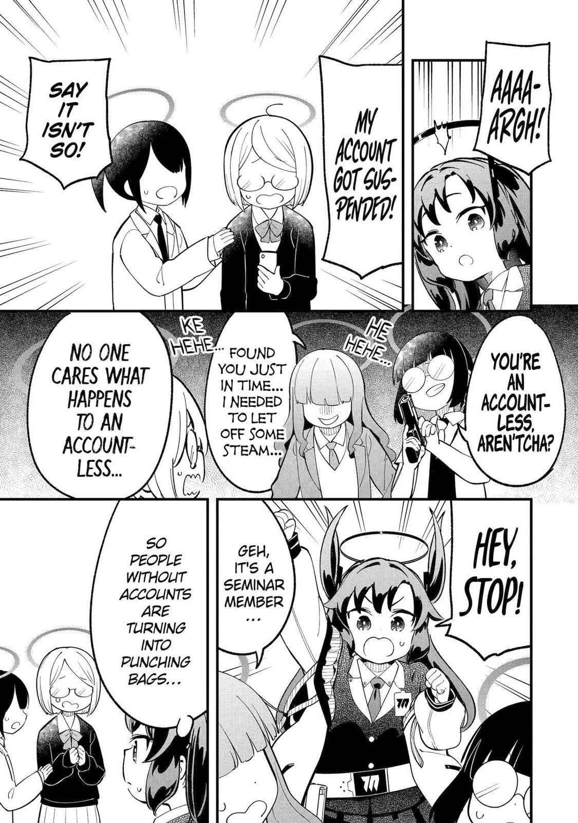 Blue Archive: The Adventure of Game Development Department Chapter 35 page 17 - 