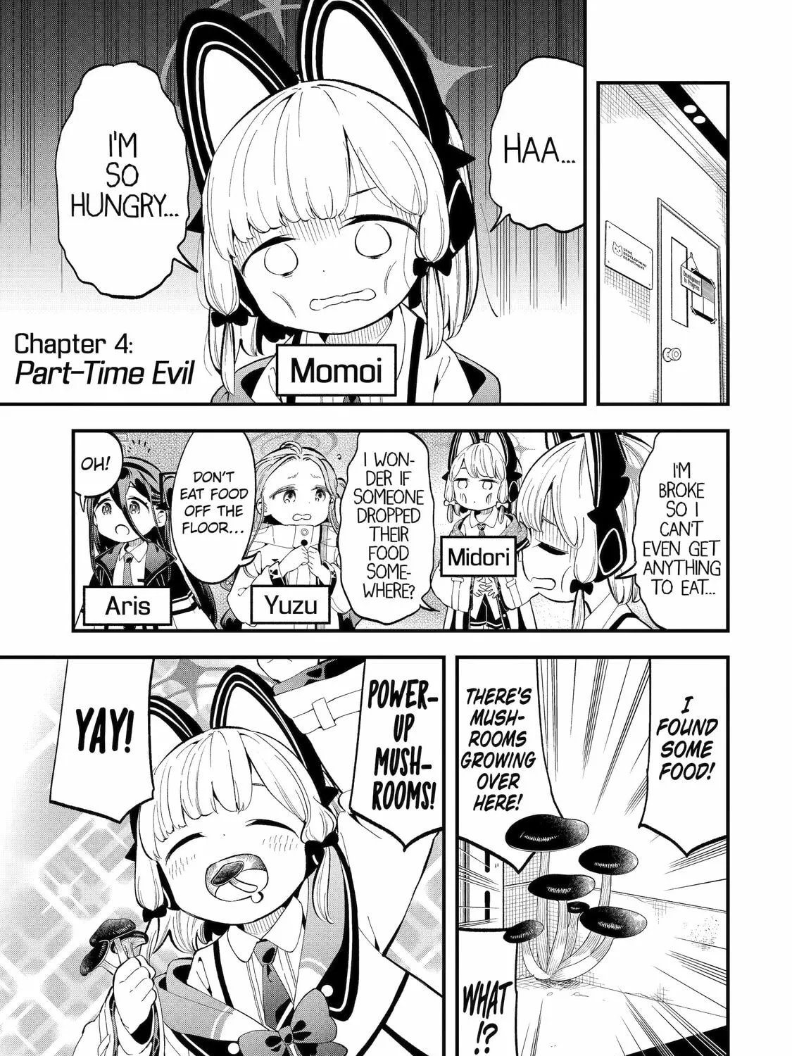 Blue Archive: The Adventure of Game Development Department Chapter 4 page 1 - 