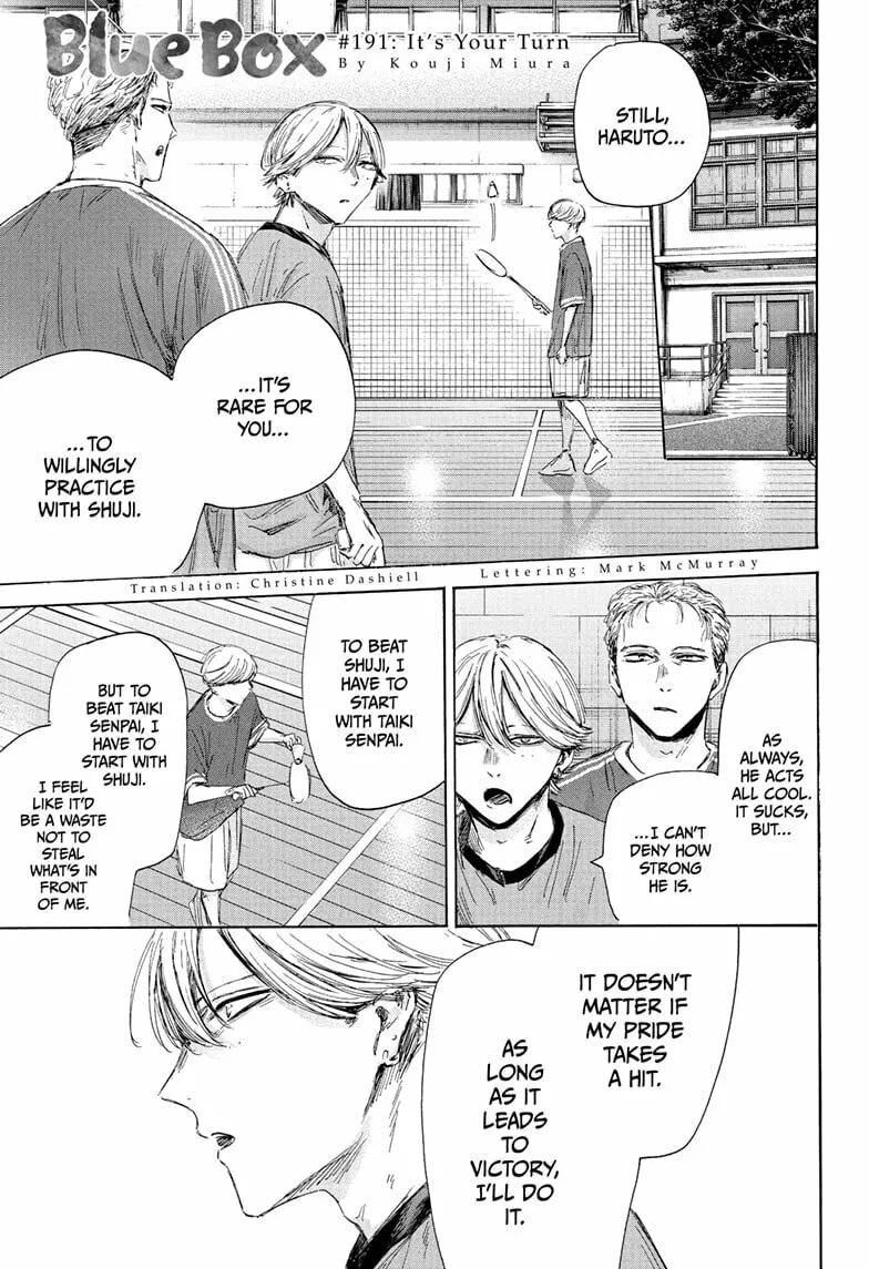 Blue Box Chapter 191 page 1 - 
