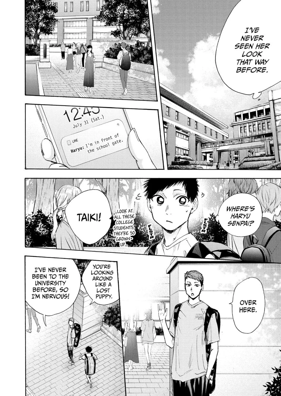Blue Box Chapter 32 page 35 - 