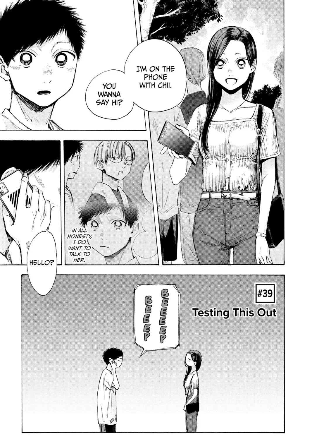 Blue Box Chapter 39 page 1 - 