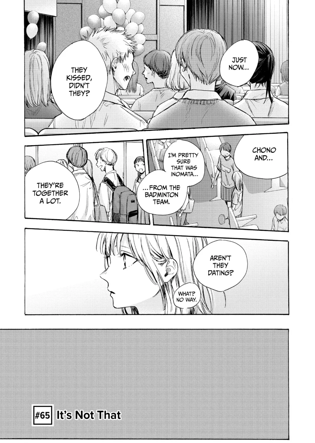Blue Box Chapter 65 page 1 - 