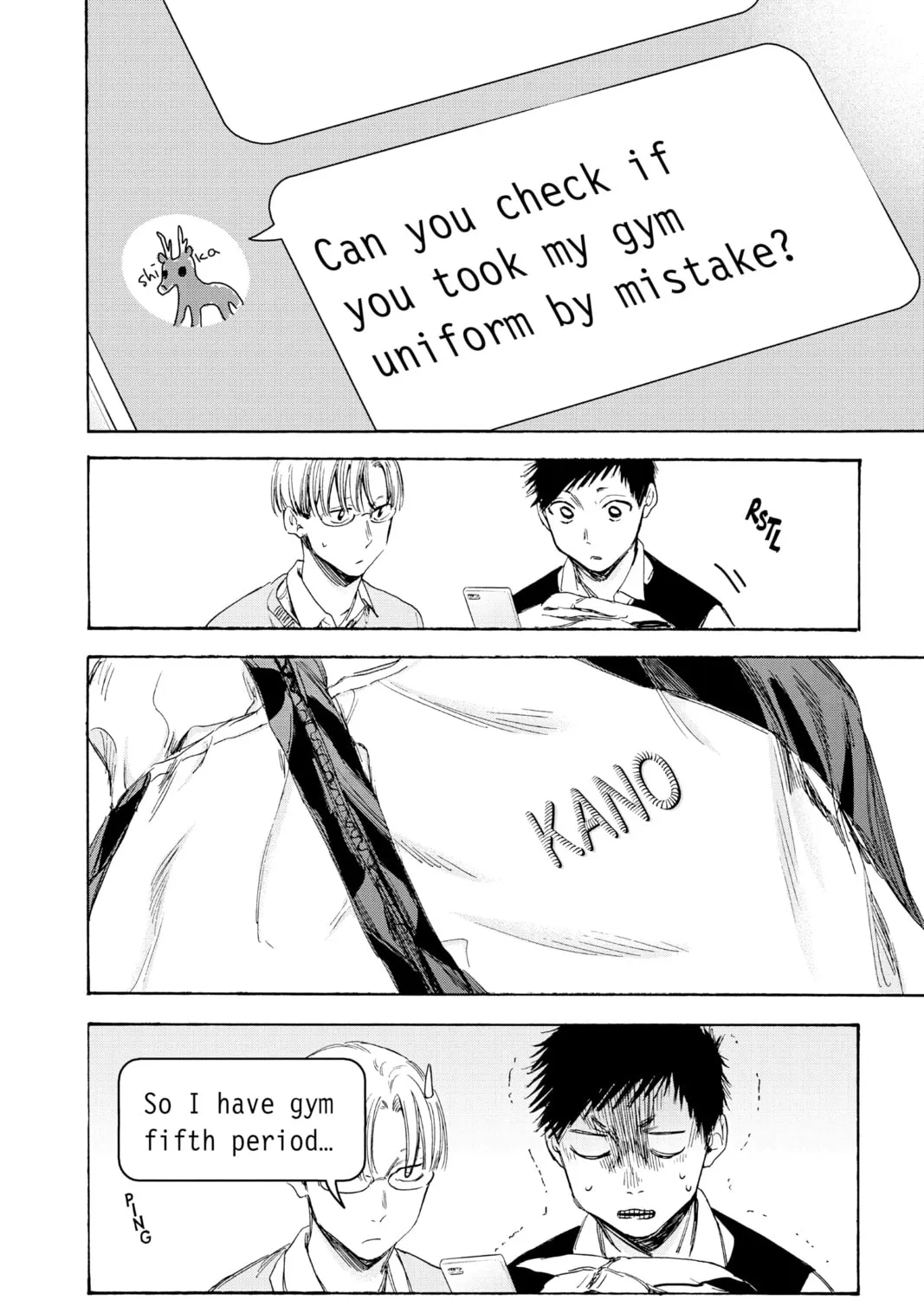 Blue Box Chapter 9 page 7 - 