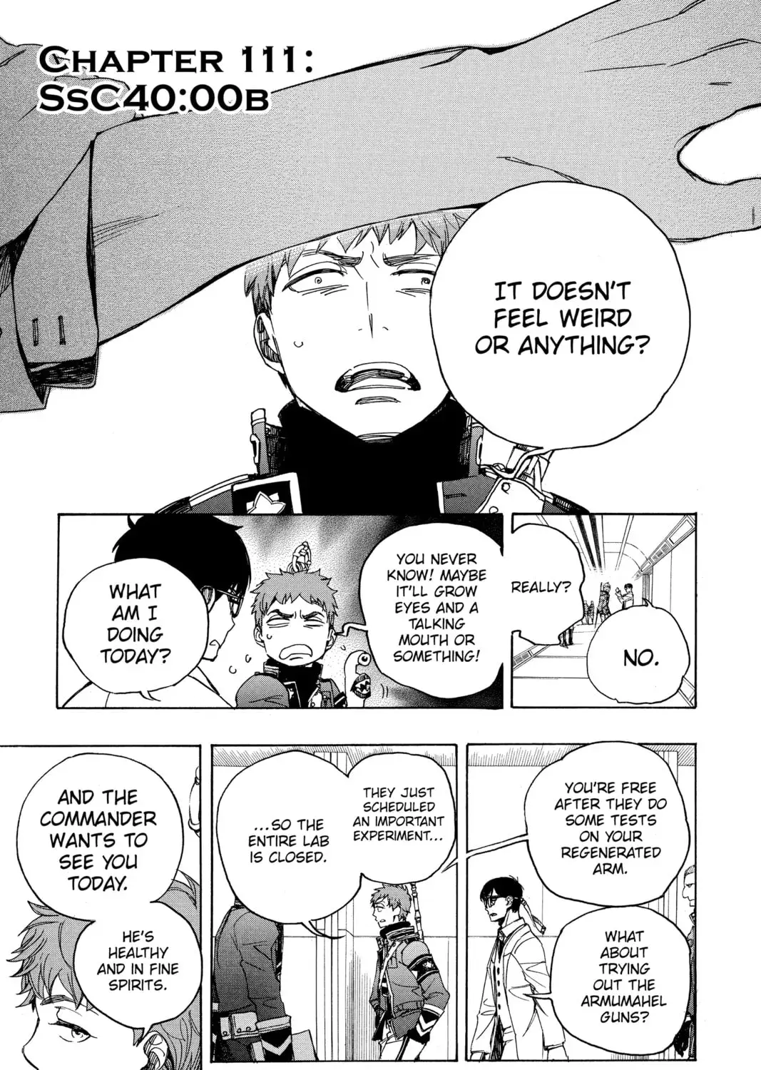 Blue Exorcist Chapter 0.3 page 1 - 