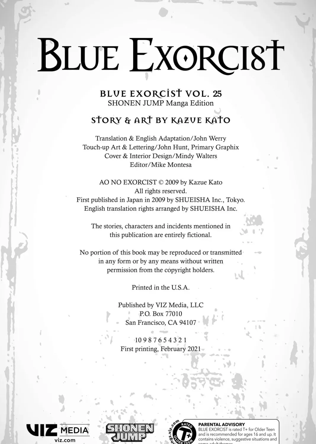 Blue Exorcist Chapter 0.6 page 117 - 