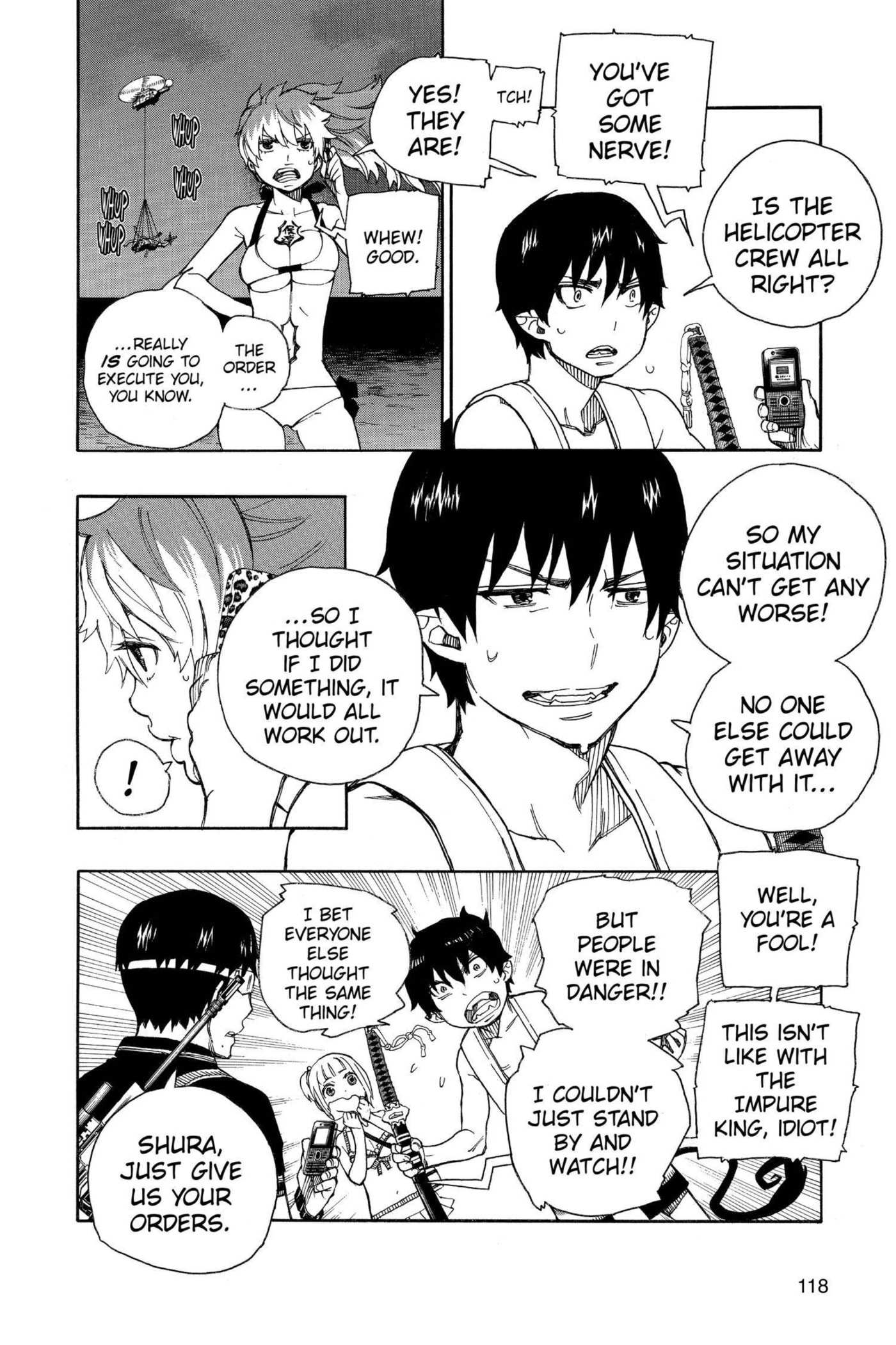 Blue Exorcist Chapter 0 page 116 - 