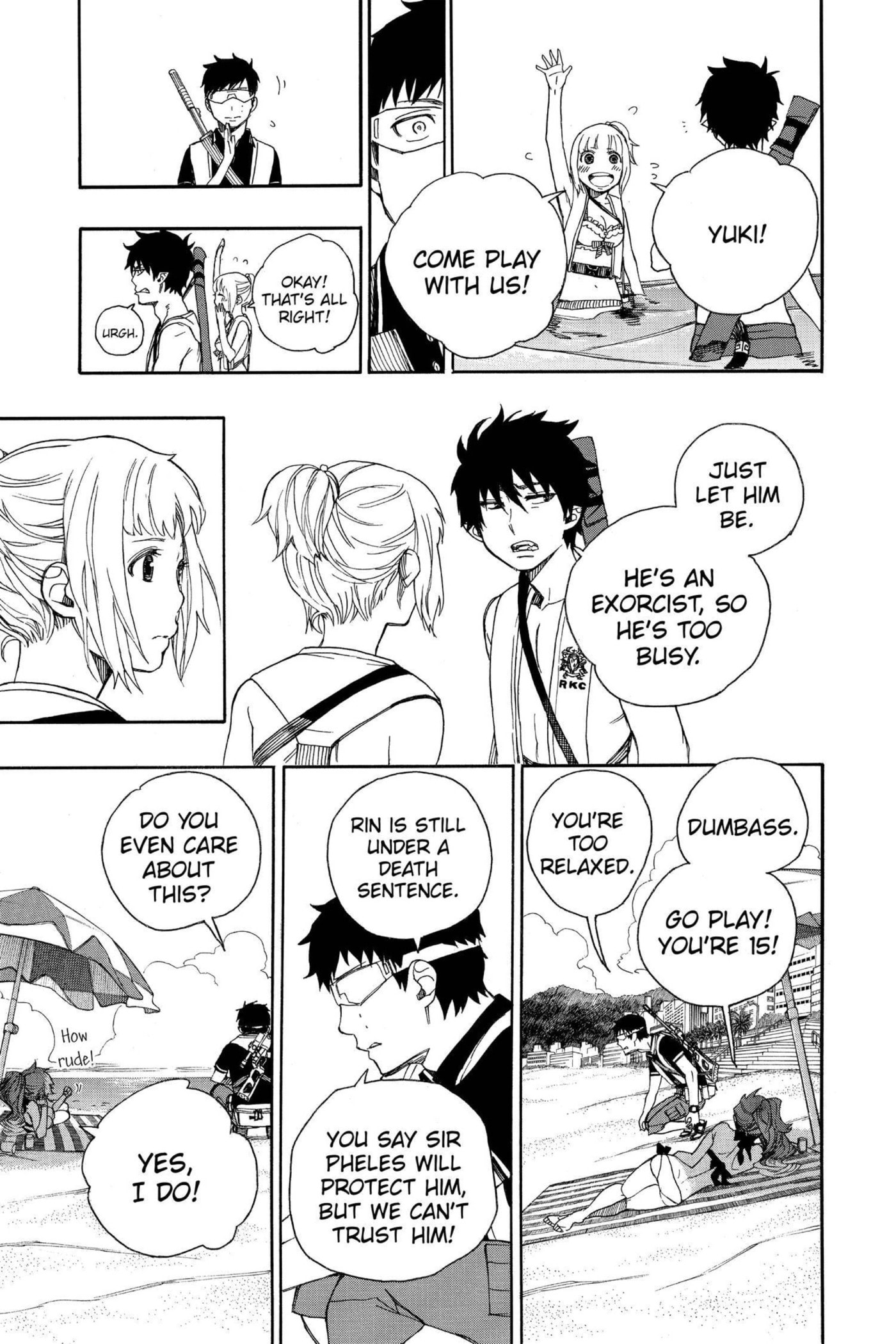 Blue Exorcist Chapter 0 page 96 - 